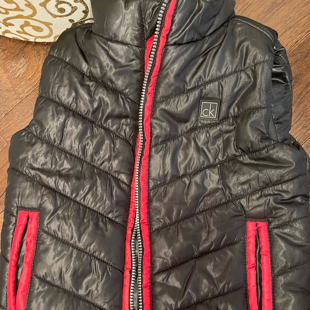 Calvin Klein puffer vest no hood size 12 months